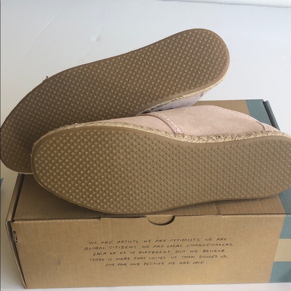 🆕 TOMS floral embroidery suede & rope Bota boot - Picture 6 of 7